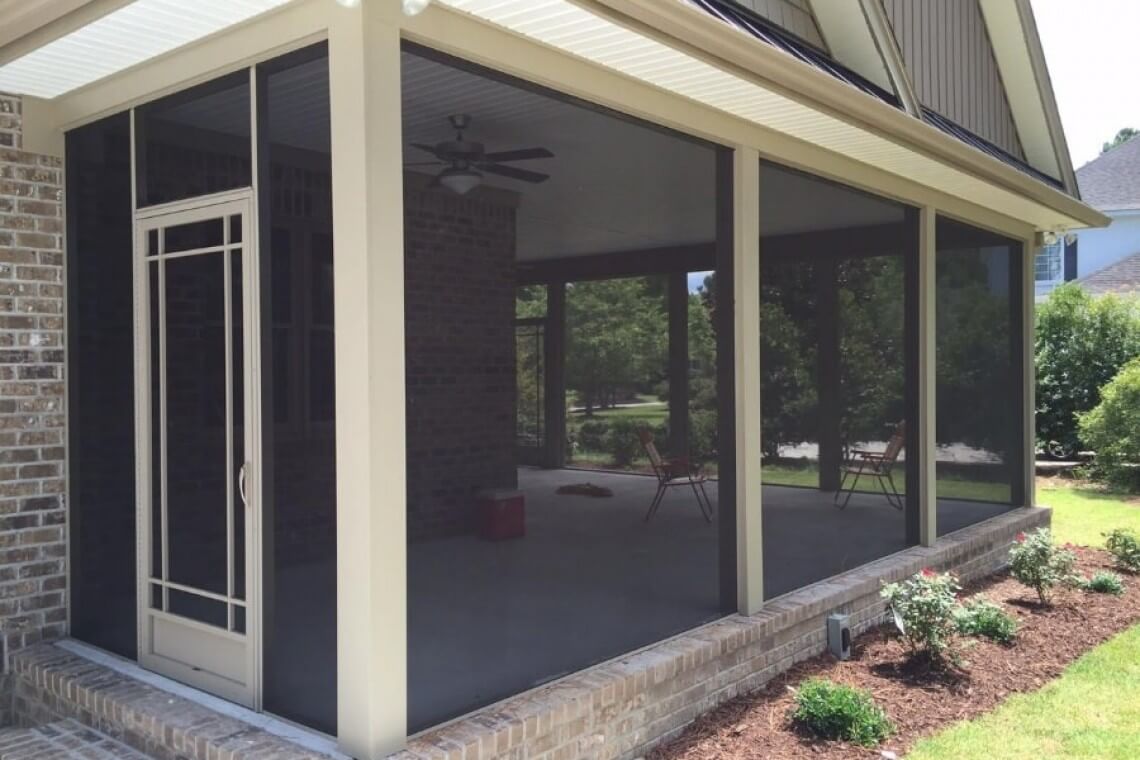 american screened in porch plans